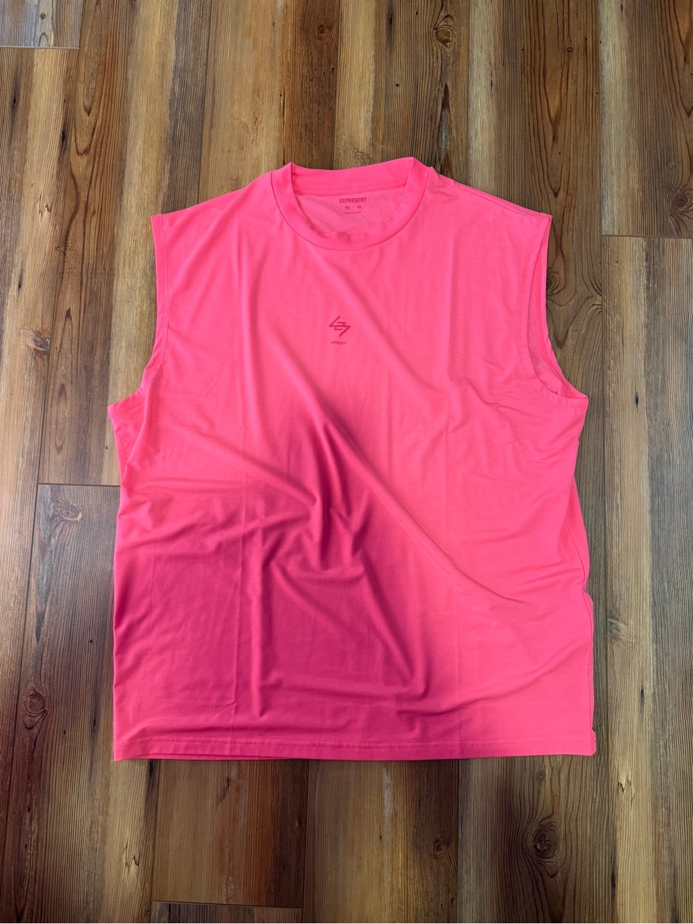 Men's Neon Pink Sleeveless Performance Tank 247 Represent Clo